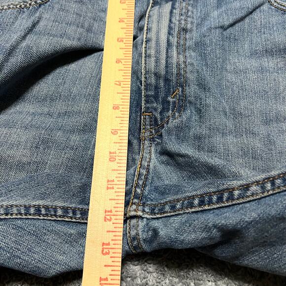 Levis 569 Denim Jeans Men 36 x30 Loose Straight Blue Denim Pants ** - Picture 10 of 12